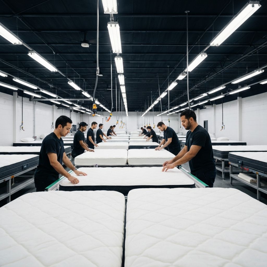 Helix Sleep US manufacturing facility